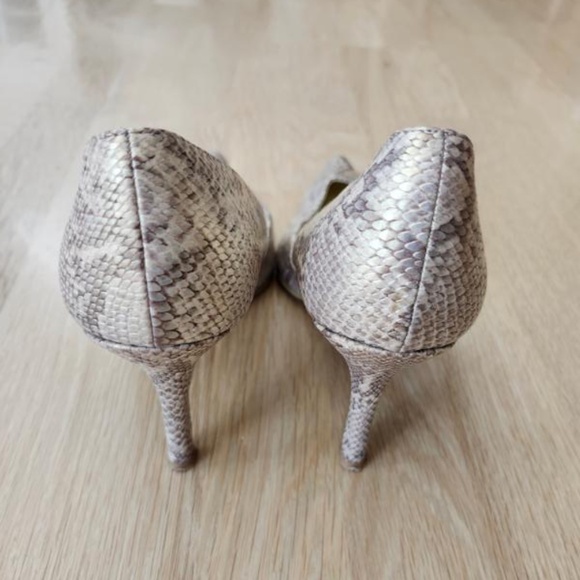 Rampage metallic snakeskin heels 8.5 - Picture 5 of 6